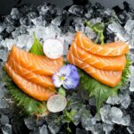 30. Sashimi laks - 6 stk